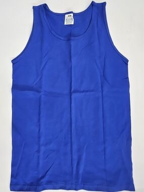 Pro Club Men's Comfort Cotton Tank Top Size Medium in Blue, New